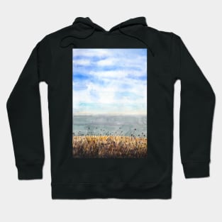 seaside of Brighton watercolor Hoodie